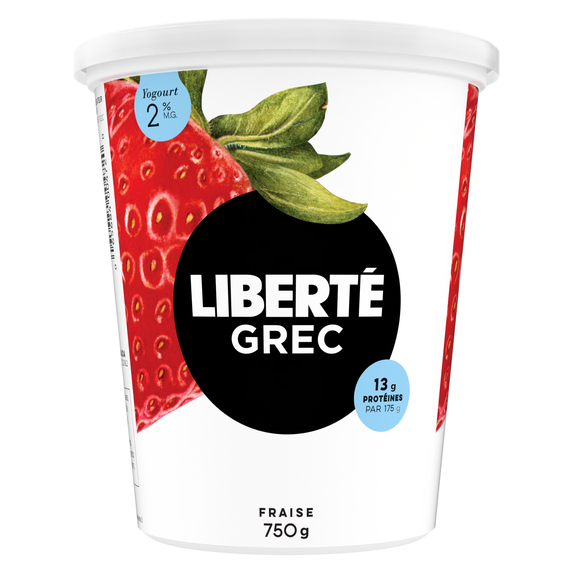 Liberté Grec fraise 2%
