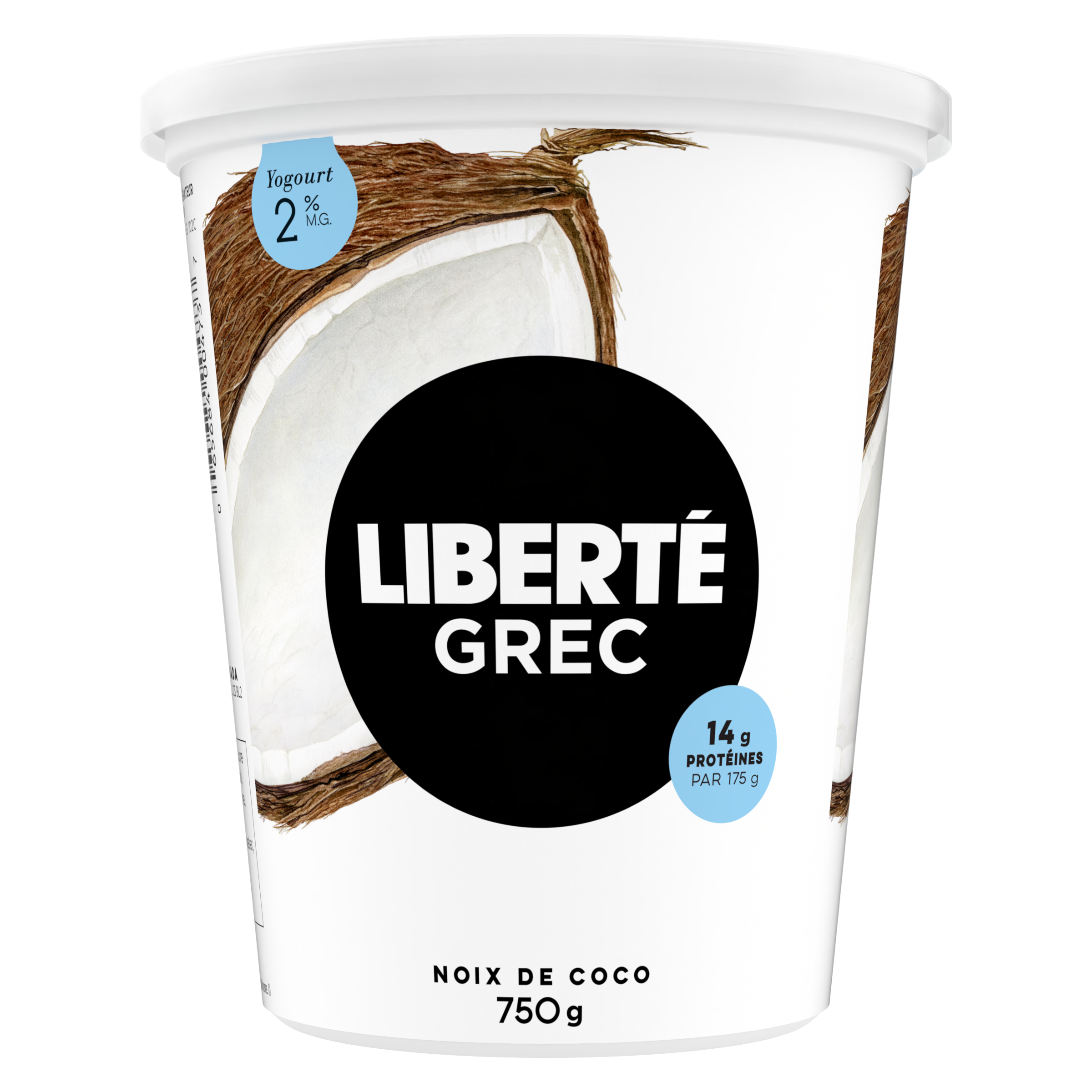 noix de coco 2% ;