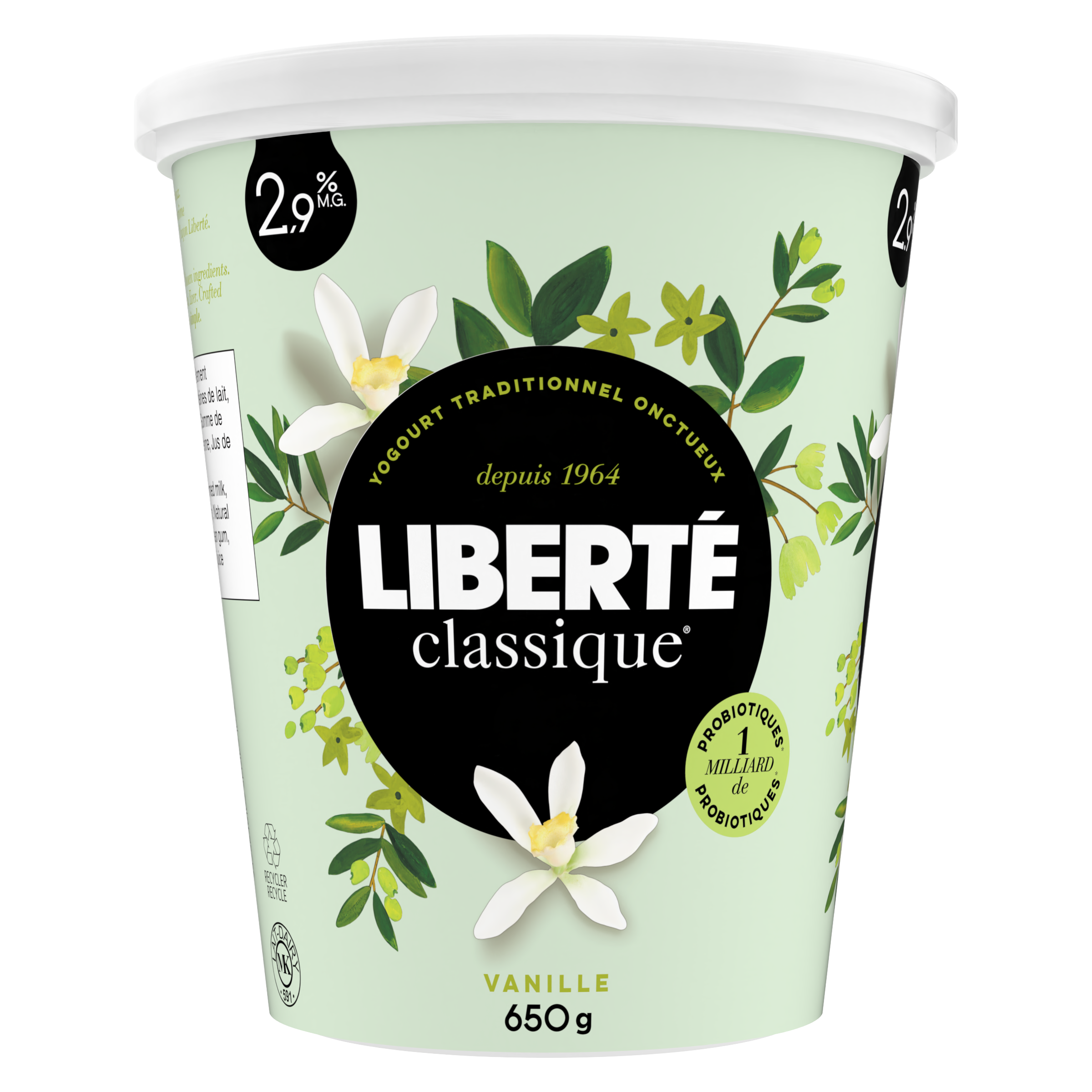 Liberté Classique vanille 2,9 %
