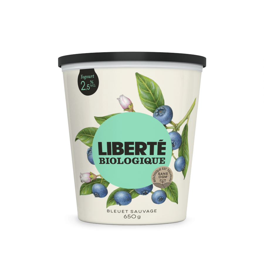 bleuets sauvages 2,5% ;