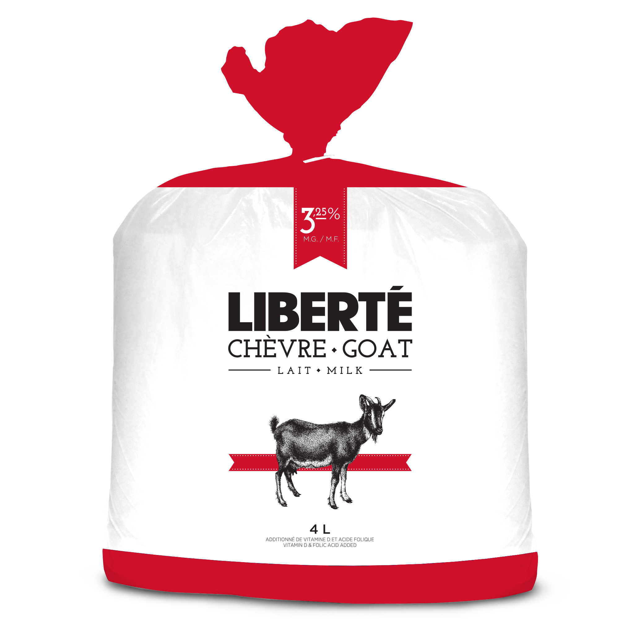 Liberté Chèvre lait de chèvre 3,25%